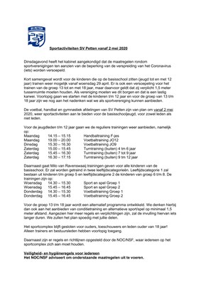 Sportactiviteiten SV Petten -1