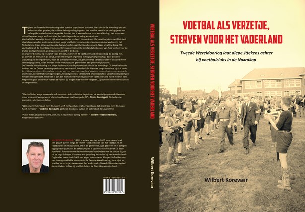 Boekomslag Voetbal als verzetje, sterven voor het vaderland (HR met ISBN nummer)